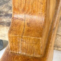 Ąžuolo masyvo valgomasis stalas 89,5x219x76 cm