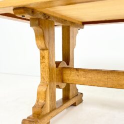 Ąžuolo masyvo valgomasis stalas 89,5x219x76 cm