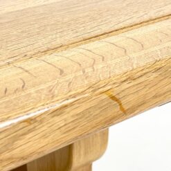 Ąžuolo masyvo valgomasis stalas 89,5x219x76 cm