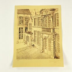 Architektūros grafikos darbas 1932 m. 24x32x0,1 cm