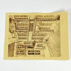 Architektūros grafikos darbas 1932 m. 24x32x0,1 cm