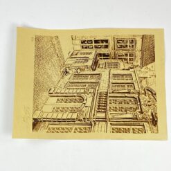 Architektūros grafikos darbas 1932 m. 24x32x0,1 cm