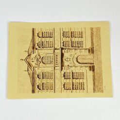 Architektūros grafikos darbas 1932 m. 24x32x0,1 cm