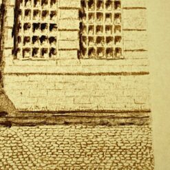 Architektūros grafikos darbas 1932 m. 24x32x0,1 cm