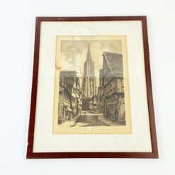 Įrėmintas grafikos darbas 32,5x41x1 cm