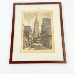 Įrėmintas grafikos darbas 32,5x41x1 cm