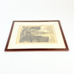 Įrėmintas grafikos darbas 32,5x41x1 cm