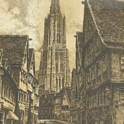 Įrėmintas grafikos darbas 32,5x41x1 cm