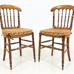 Riešutmedžio kėdės 2 vnt. Komplektas 40x43x89,5 cm, 51 cm