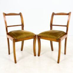 Biedermeier stiliaus riešutmedžio kėdės 2 vnt. kompl. 48x49x84 cm, 50 cm