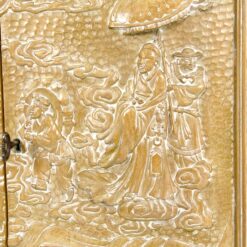 Rytietiška muzikinė dviejų durų komoda su apšvietimu 43x81x150 cm