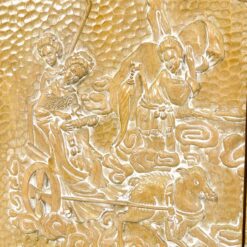 Rytietiška muzikinė dviejų durų komoda su apšvietimu 43x81x150 cm