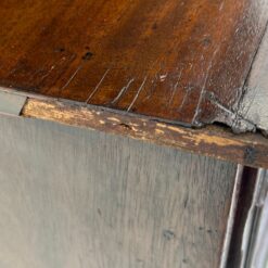 Angliško stiliaus raudonmedžio sekreteras su knygų lentyna 58x124x230 cm