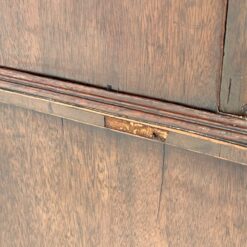 Angliško stiliaus raudonmedžio sekreteras su knygų lentyna 58x124x230 cm