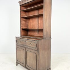 Angliško stiliaus raudonmedžio sekreteras su knygų lentyna 58x124x230 cm