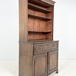 Angliško stiliaus raudonmedžio sekreteras su knygų lentyna 58x124x230 cm