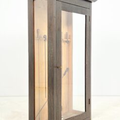 Ąžuolinė vitrina medžioklės ginklams laikyti 40x80x144,5 cm