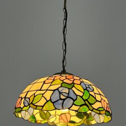 Pakabinamas Paul Neuhaus Tiffany stiliaus šviestuvas 38x38x61 cm