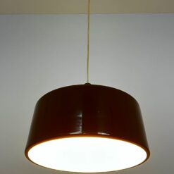 Vintažinis metalinis rudos spalvos pakabinamas šviestuvas 34,5×34,5×85 cm