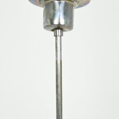 Art Deco stiliaus metalinis pakabinamas šviestuvas stiklo gaubtu 16x16x92 cm