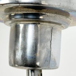 Art Deco stiliaus metalinis pakabinamas šviestuvas stiklo gaubtu 16x16x92 cm