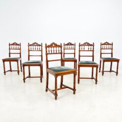 Ąžuolinės kėdės 6 vnt. Komplektas 41x44x91 cm, 46cm