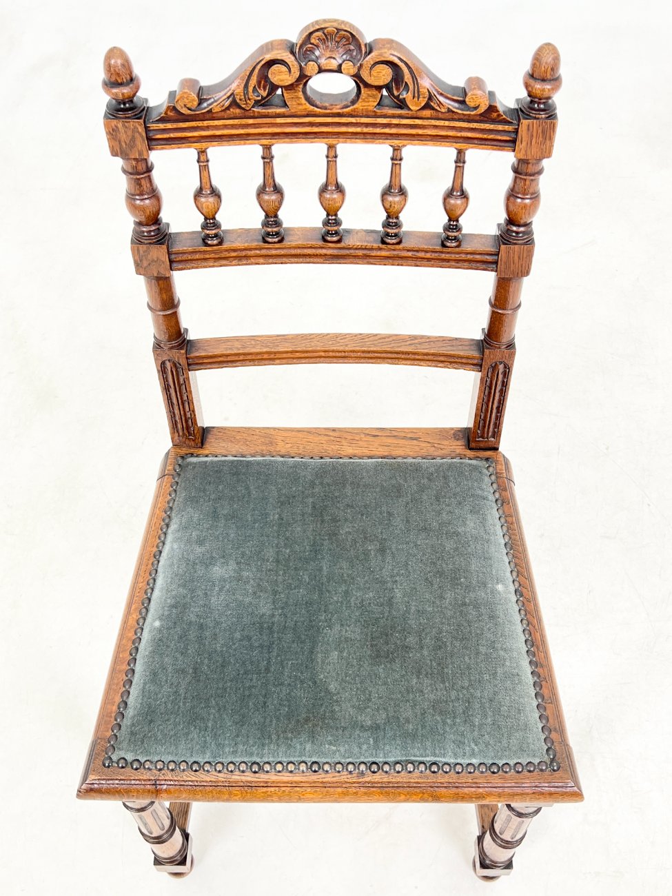 DP0338-kedes-6 Ąžuolinės kėdės 6 vnt. Komplektas 41x44x91 cm, 46cm