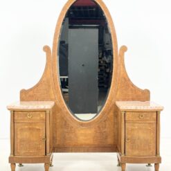 Ampyro stiliaus prieškambaris su veidrodžiu ir spintelėmis 94x142x174 cm