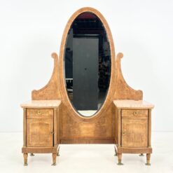 Ampyro stiliaus prieškambaris su veidrodžiu ir spintelėmis 94x142x174 cm