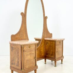 Ampyro stiliaus prieškambaris su veidrodžiu ir spintelėmis 94x142x174 cm