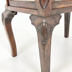 Ąžuolinis įstiklintas bariukas su padėklu 41x72x73 cm