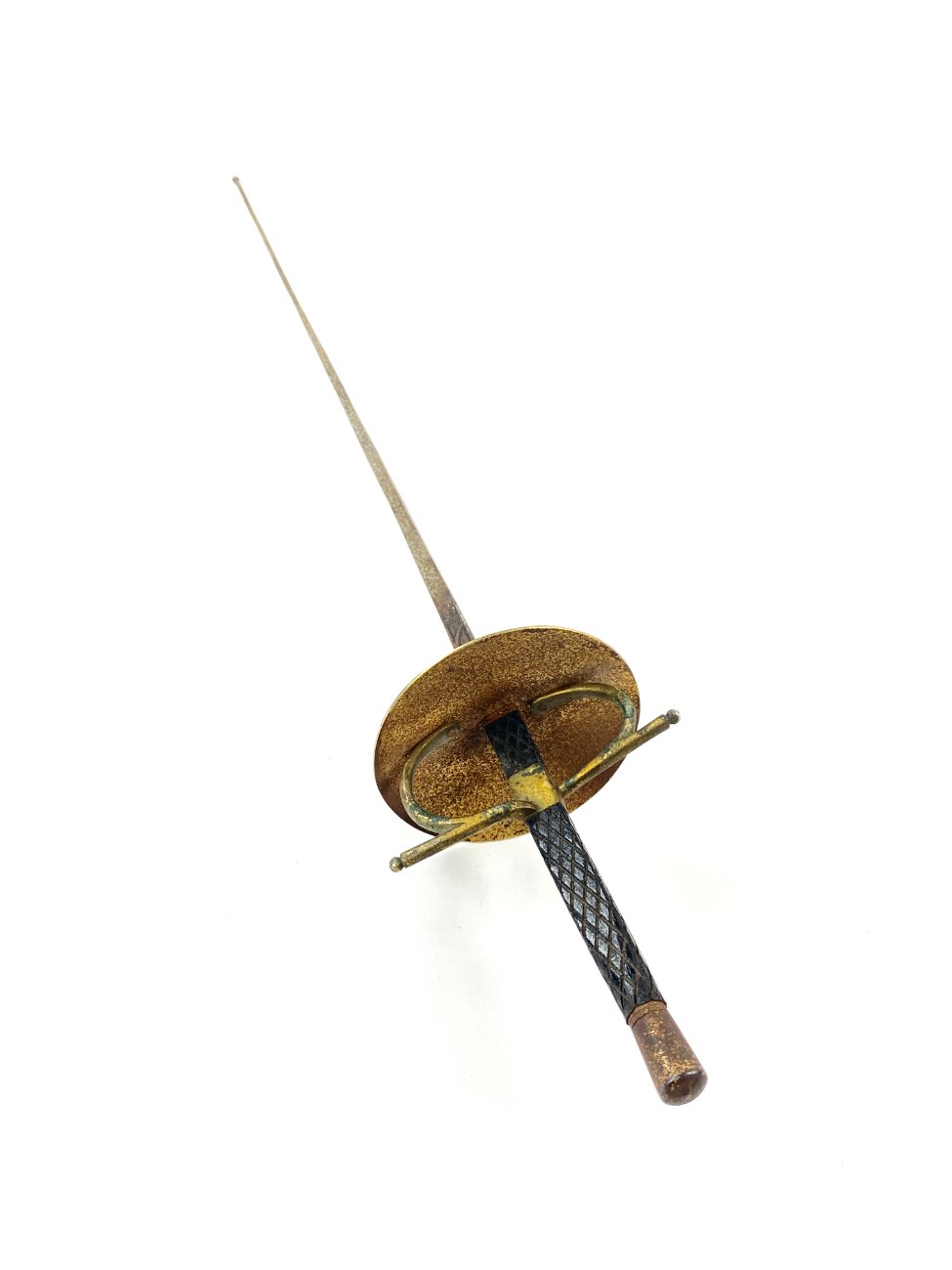 DP0343-ginklai-3 Suvenyrinė ispaniška Toledo fechtavimosi rapyra 83×10,5×11 cm