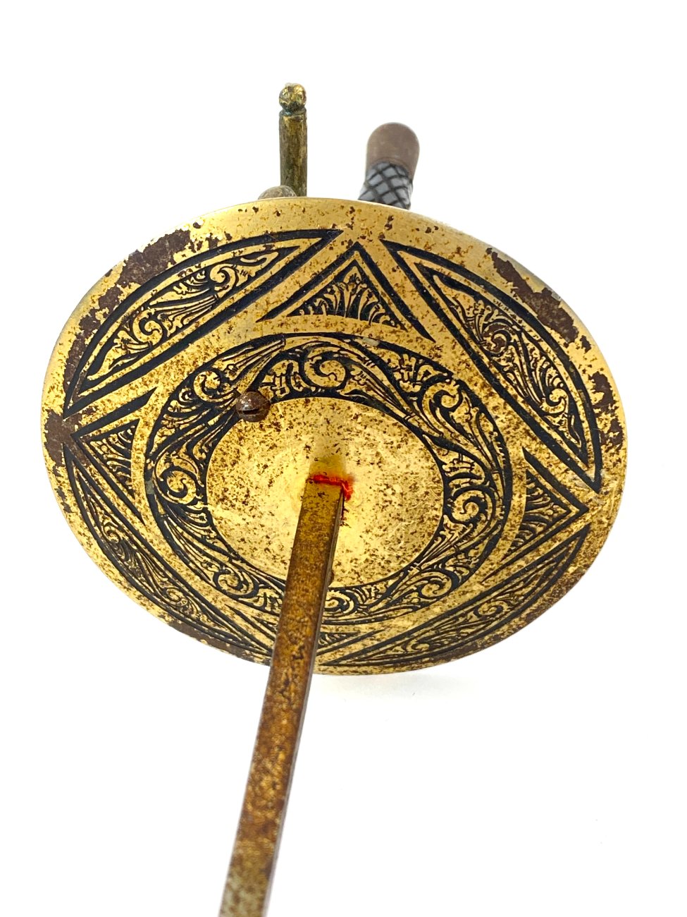 DP0343-ginklai-4 Suvenyrinė ispaniška Toledo fechtavimosi rapyra 83×10,5×11 cm