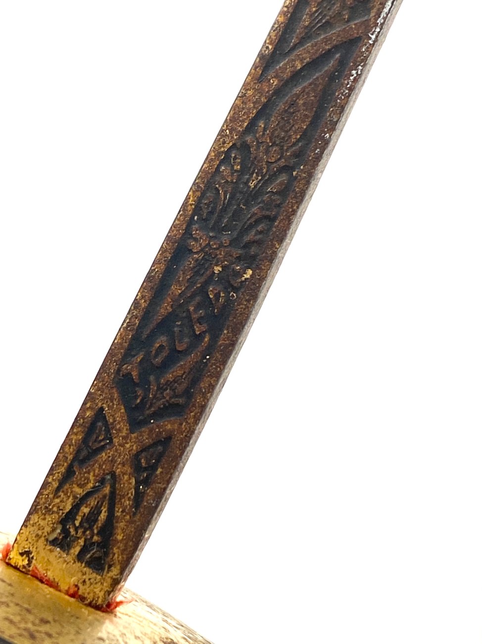 DP0343-ginklai-5 Suvenyrinė ispaniška Toledo fechtavimosi rapyra 83×10,5×11 cm