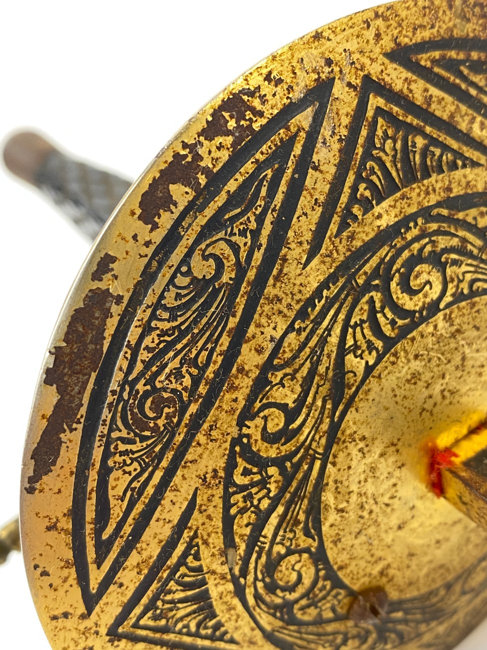 DP0343-ginklai-7 Suvenyrinė ispaniška Toledo fechtavimosi rapyra 83×10,5×11 cm