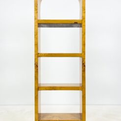 Art Deco stiliaus pastatoma riešutmedžio lukšto lentyna 30×60,5×178,5 cm