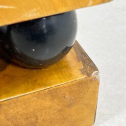 Art Deco stiliaus pastatoma riešutmedžio lukšto lentyna 29,5x58x193 cm