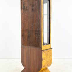 Art Deco stiliaus vitrina su stalčiais 39×69,5×189 cm