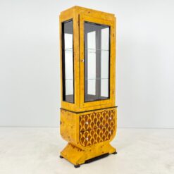 Art Deco stiliaus vitrina su stalčiais 39×69,5×189 cm