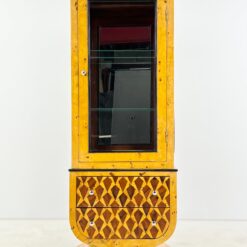 Art Deco stiliaus vitrina su stalčiais 39×69,5×189 cm