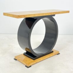 Art Deco stiliaus konsolė su apskritimo figūra 40x120x85,5 cm