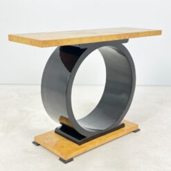 Art Deco stiliaus konsolė su apskritimo figūra 40x120x85,5 cm