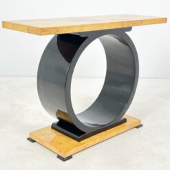 Art Deco stiliaus konsolė su apskritimo figūra 40x120x85,5 cm