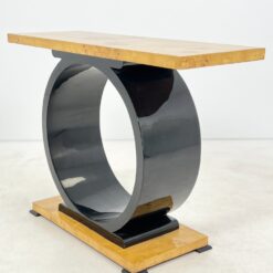 Art Deco stiliaus konsolė su apskritimo figūra 40x120x85,5 cm