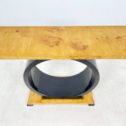 Art Deco stiliaus konsolė su apskritimo figūra 40x120x85,5 cm