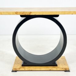 Art Deco stiliaus konsolė su apskritimo figūra 40x120x85,5 cm