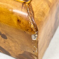 Art Deco stiliaus riešutmedžio kolona 34,5×34,5×92 cm