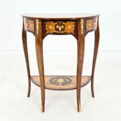 Louis XV stiliaus konsolė su letynėle ir stalčiuku 31x63x75 cm