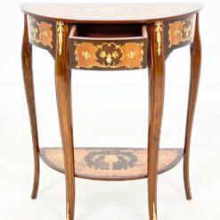 Louis XV stiliaus konsolė su letynėle ir stalčiuku 31x63x75 cm