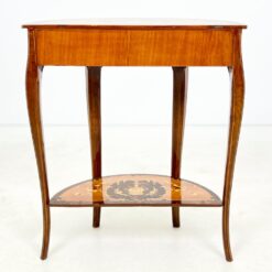 Louis XV stiliaus konsolė su letynėle ir stalčiuku 31x63x75 cm